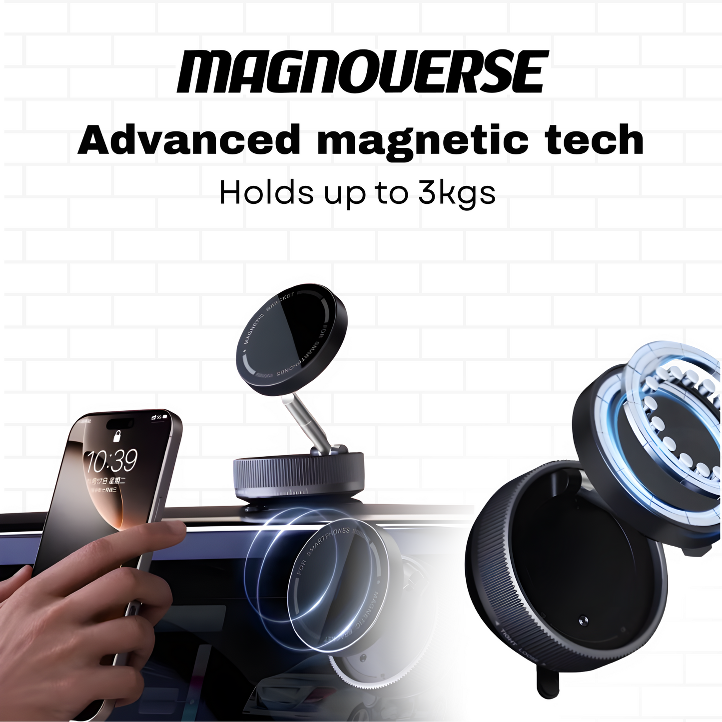 MagnoStand™ - 360° Magnetic Mount